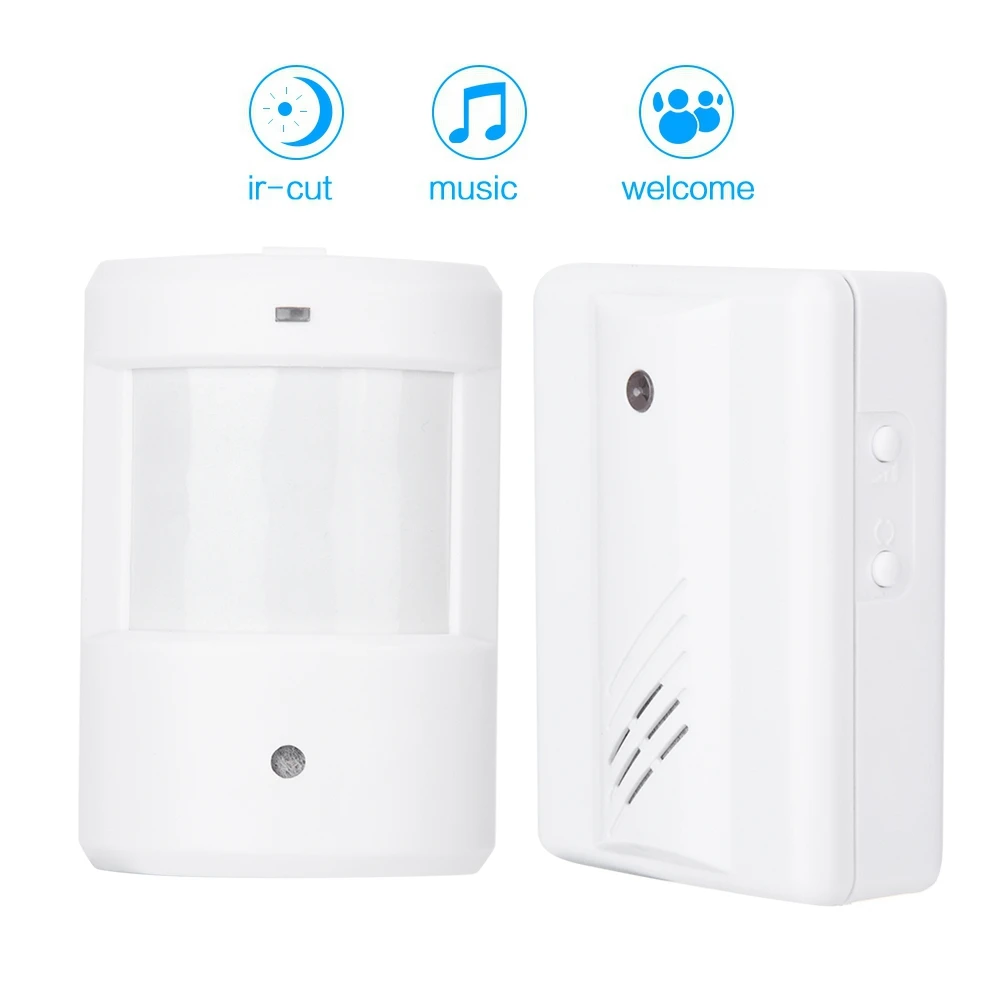 

MR-108 Door Entry Motion Welcome Greeting Infrared Sensor Detector Wireless Split Type Music Ringtone Strong Sensitivity