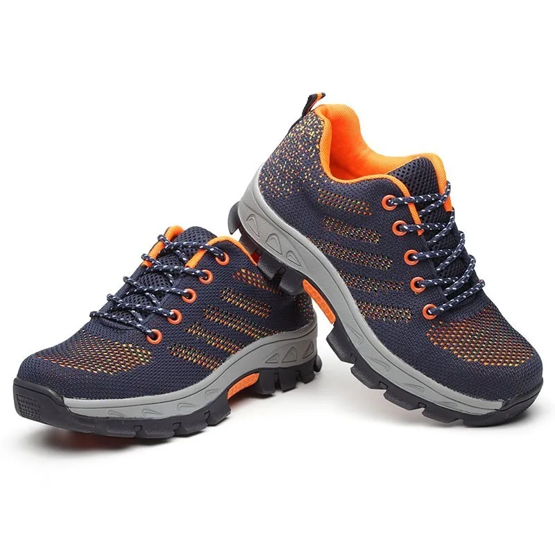 Zollrfea Men's Breathable Sneakers Steel Toe Cap Work Safety Shoes Men Outdoor Puncture Proof Construction Safety Boots Shoes Zollrfea Men's Breathable Sneakers Steel Toe Cap Work Safety Shoes Men Outdoor Puncture Proof Construction Safety Boots Shoes