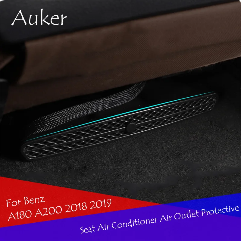 

For Mercedes Benz A Class A180 A200 2018 2019 2Pcs/Set Car Seat Air Conditioner Air Outlet Protective Cover Sticker Car Styling