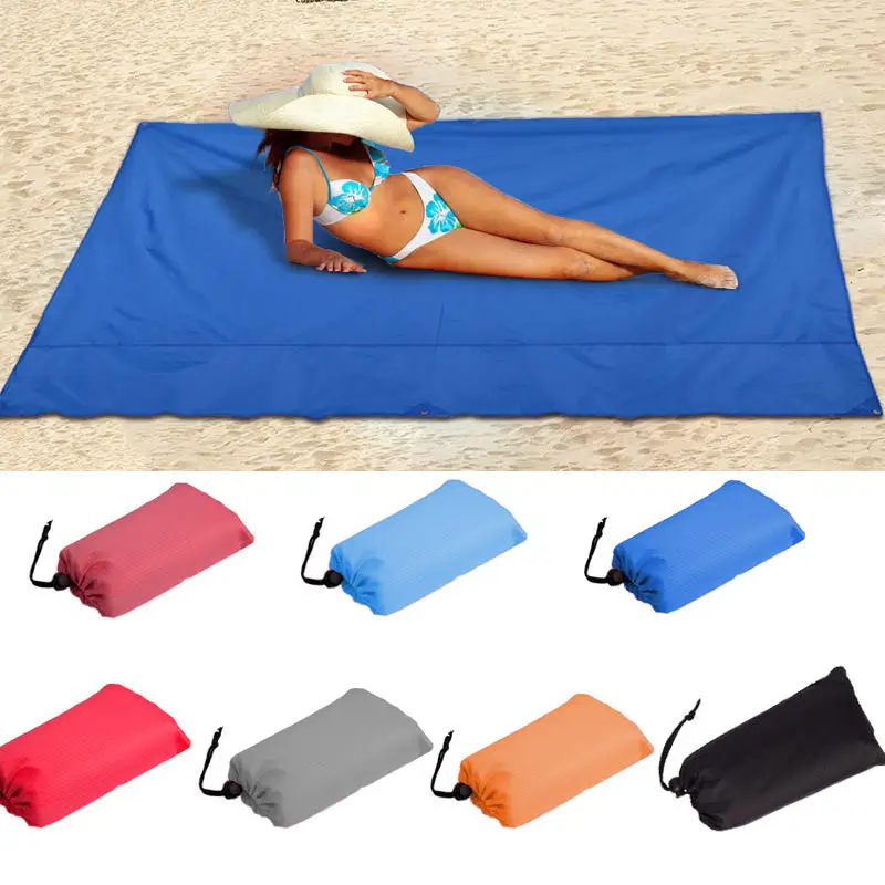 

Waterproof Beach Camping Mat Outdoor Picnic Beach Sleeping Mat Camping Tarpaulin Bay Play Mat Plaid Blanket 145x200cm
