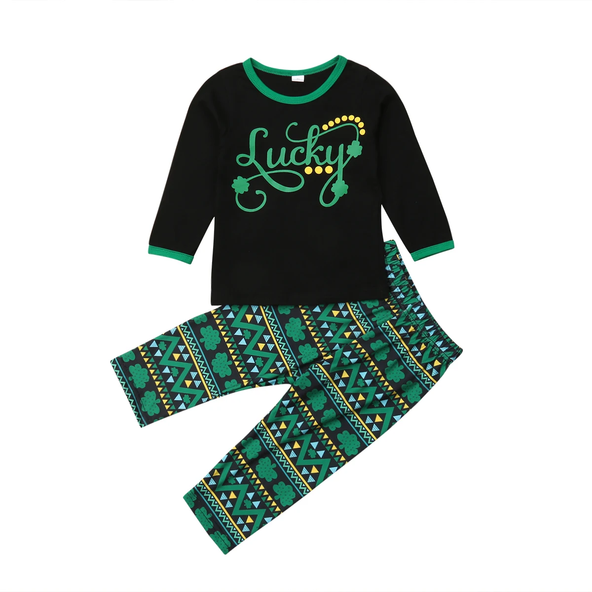 

1-6Y Toddler Kids Baby Girl Long Sleeve Cotton T-shirt Tops Long Pant Legging 2PCS Outfits Girls Clothing Set