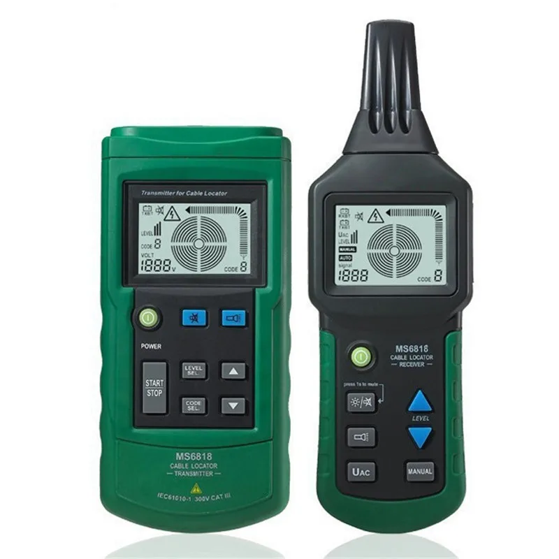 

MS6818S Voltage Measurement Range 12-400V AC/DC Wire Network Telephone Cable Tester