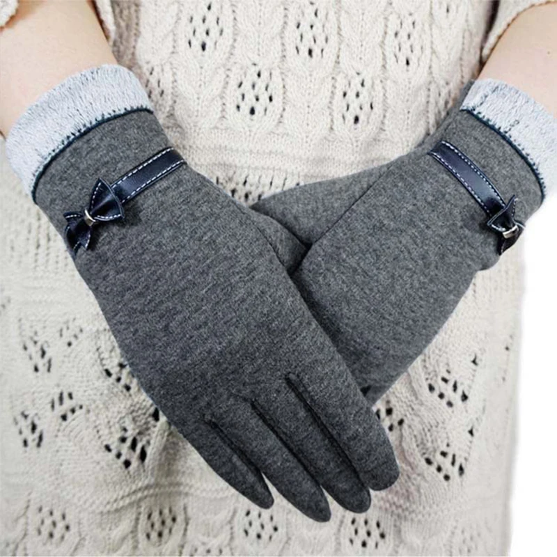 Buy Fashion Women Winter Cashmere Gloves Touch Screen