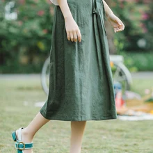 INMAN, лето, Новое поступление, высокая талия, Ретро стиль, узкая талия, шнуровка, тонкая, повседневная, подходит ко всему, трапециевидная Женская юбка