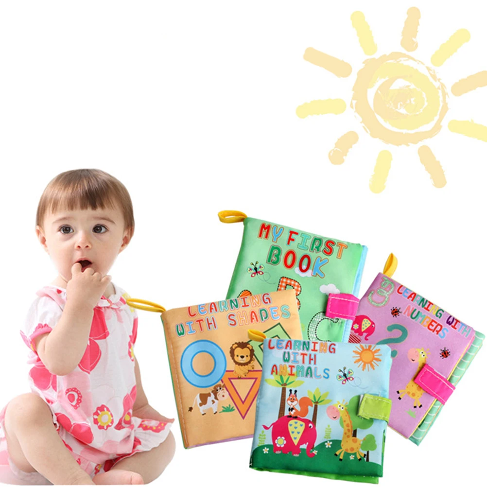 

Baby Tear Resistant Cloth Book Intelligence Development Early Educational Toy For Children Kid Baby Montessori Gift Dropshipping