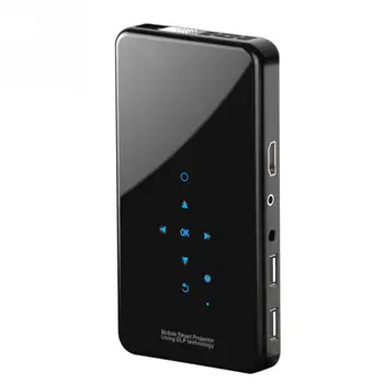 

Mini Projector Bluetooth 4.2 HD 1080P Portable Projector 2.4G WiFi for Android 7.1 Phone with Tripod for DLP 0.3 Inch DMD