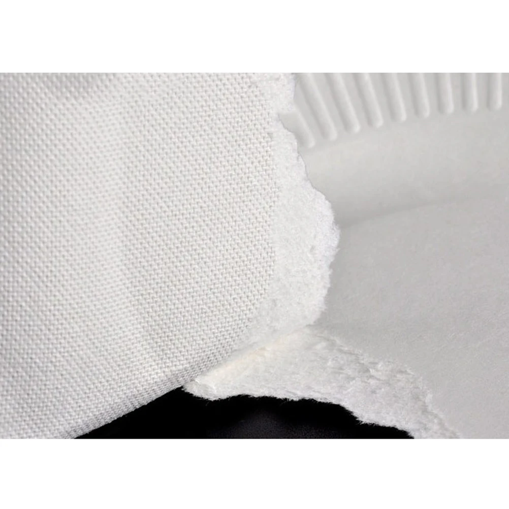 50 шт. 7 дюймов экологически чистые универсальные практичные белые одноразовые бумажные тарелки для DIY ручной работы на свадьбу, день рождения