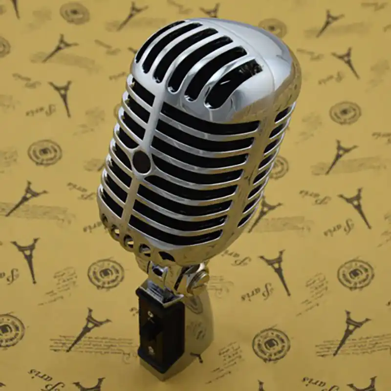 Broco Effacer Portable Bobine Mobile Handheld Filaire Microphone Dynamique Vocal for Karaok/é Noir
