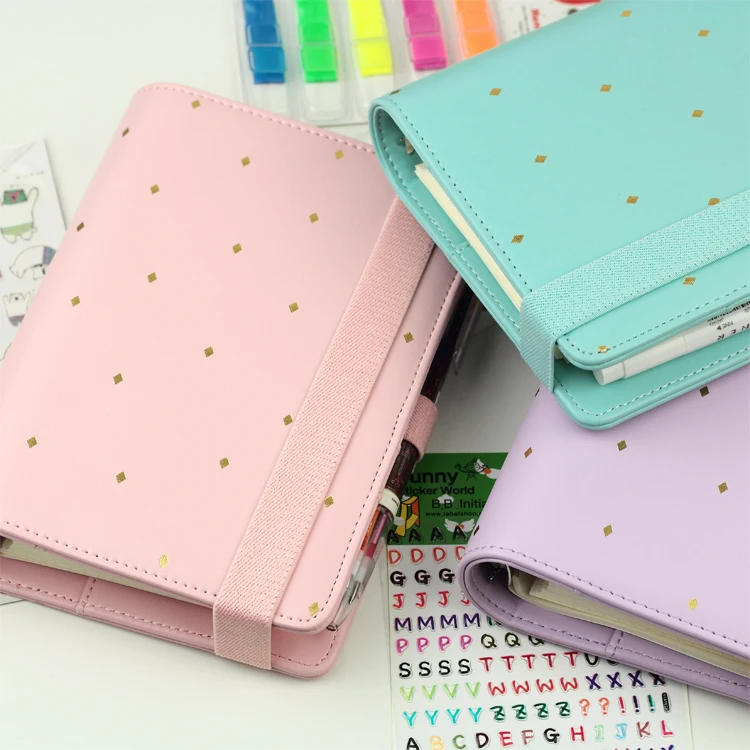 MyPretties Star 6 связующего отверстия Организатор a5 a6 Макарон Тетрадь DIY планировщик