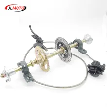 610 мм задняя ось в сборе с 428#37 т звездочкой 160 мм дисковый тормоз UCP204 подшипник подходит для DIY Багги велосипед запчасти