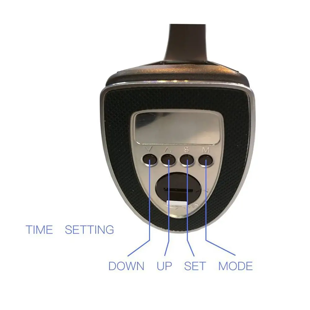  5W LED lamp dimming touch skin texture for reading lamp with alarm clock Black/ Brown Creative Busi - 32946197797