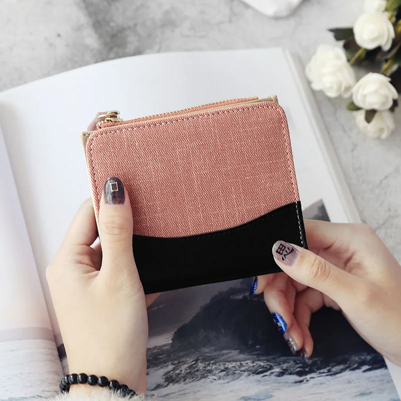 New Fashion Lovely Design Wallet for Coins Cute Women Small Pu Leather