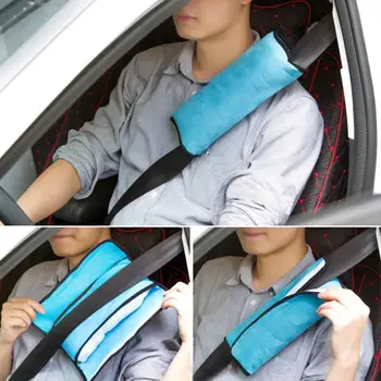 

Baby Car Safety Seat Belt Pillow Harness Shoulder Pad Cover Suede Fabric Kids Adult Protect Soft Case Cushion Auto Accessories
