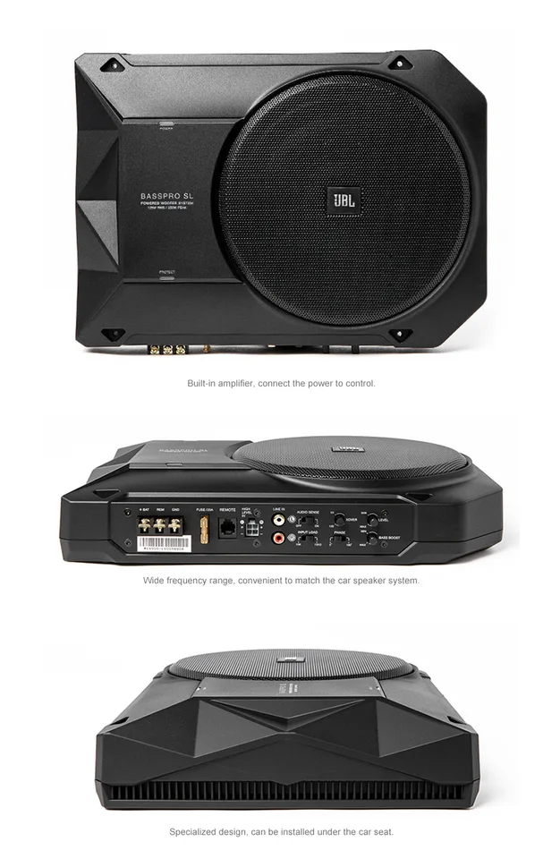 jbl active car subwoofer