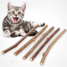 Новые 5 шт/упаковка/10/20 штук чистая натуральная кошачья мята кошка игрушка молярная зубная паста филиал чистки зубов, Silvervine для кошек снэки палочки для домашних животных