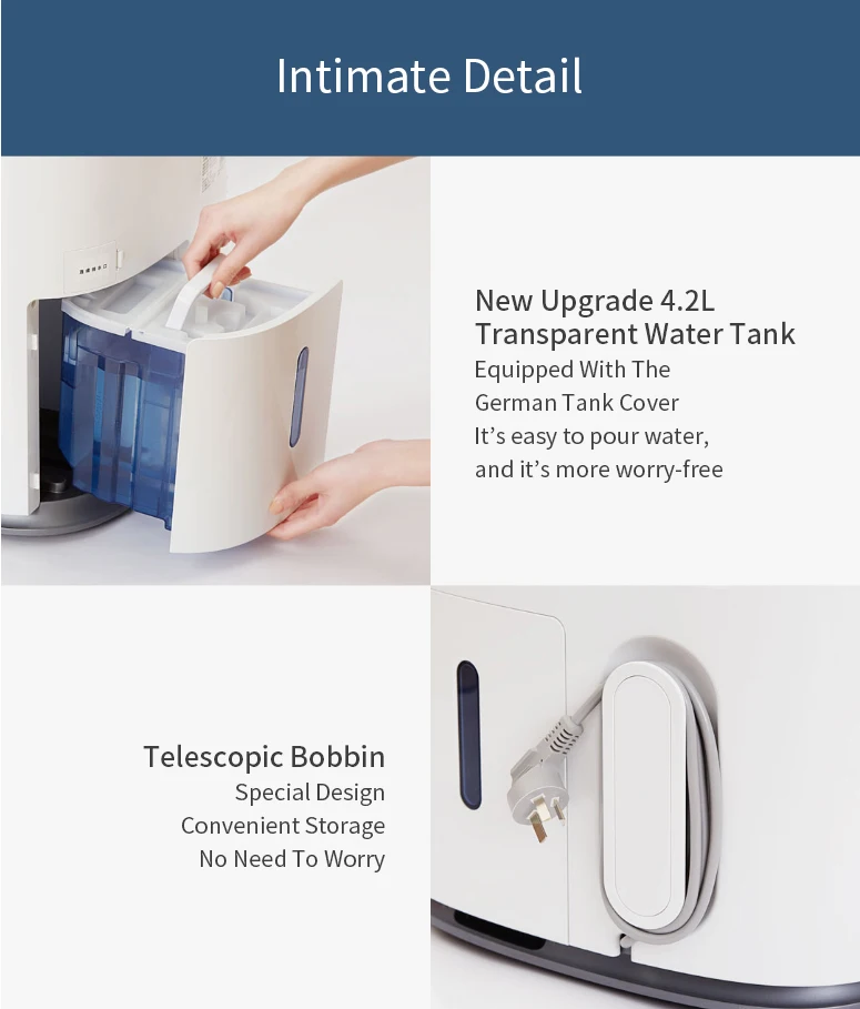Deye бытовая очистка воздуха Dehumidifier полупроводниковый осушитель высокая
