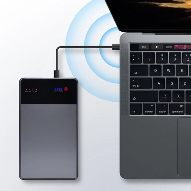 40000 mAh блок питания ноутбука 3.5A 19 V DC 2 USB внешний аккумулятор зарядное устройство для ноутбуков s планшеты iPhone X 6 7 8 для xiaomi