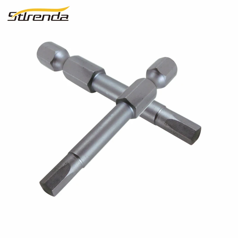 STLRENDA 10 шт. 50/60 мм магнитная шестигранная отвертка бит S2 сталь 1/4 дюйма