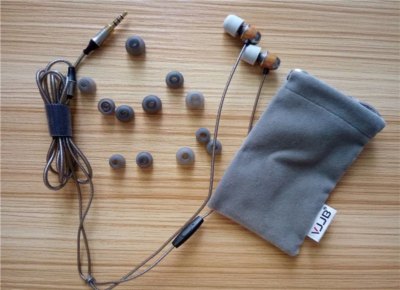 Bass em Fones de Ouvido Mágico para Mp3 Fone de Ouvido Xltrade Original Vjjb K4 e k4s Ébano Madeira Super Diy Som Amp - Image 3