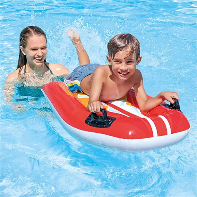 

Kids Swimming Inflatable Floating Row Summer Swimming Lounge Activity Center 40kg Or Less Water Mattress