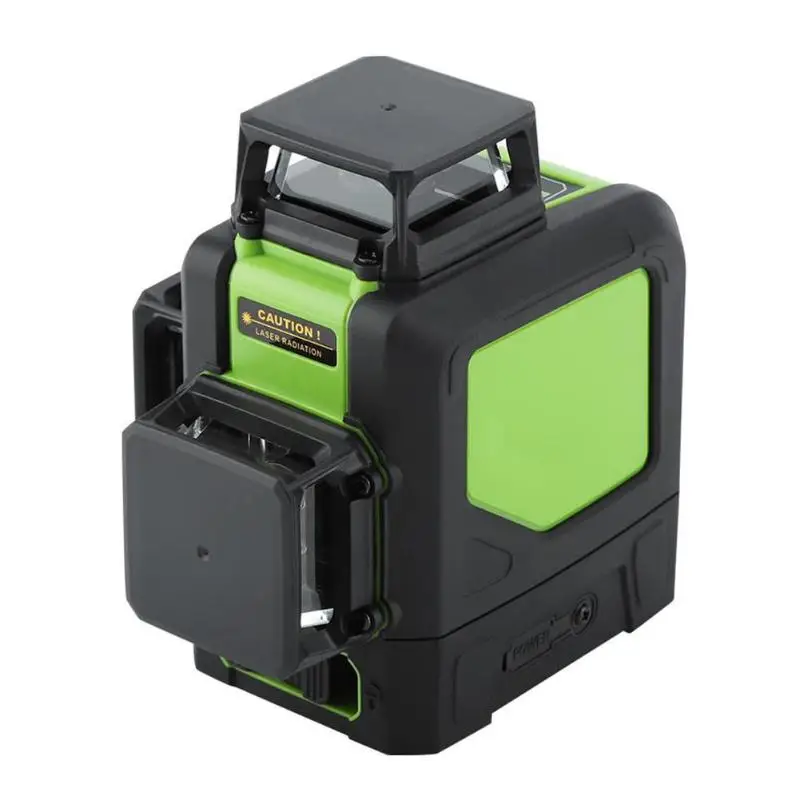 

ALLOET Laser Levels Waterproof 12 Lines 3D Green Laser Level Self-Leveling 360 Degrees Horizontal Vertical Cross Green Laser