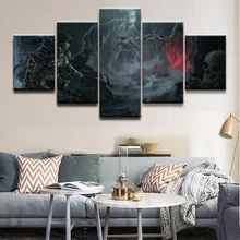 Modern Home Wall Art Decor Frame Pictures Art Print 5 Pieces Barbarian Demon Hunter Diablo Reaper Of Souls For Boys Room Poster Modern Home Wall Art Decor Frame Pictures Art Print 5 Pieces Barbarian Demon Hunter Diablo Reaper Of Souls For Boys Room Poster