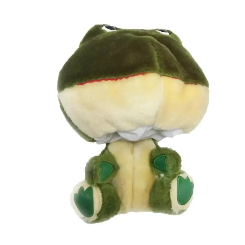 في الهواء الطلق الرياضية إكسسوارات الغولف لينة الكرتون الحيوان نادي الغولف رئيس الغطاء الواقي معدات رواية و لطيف تصميم الضفدع-شكل