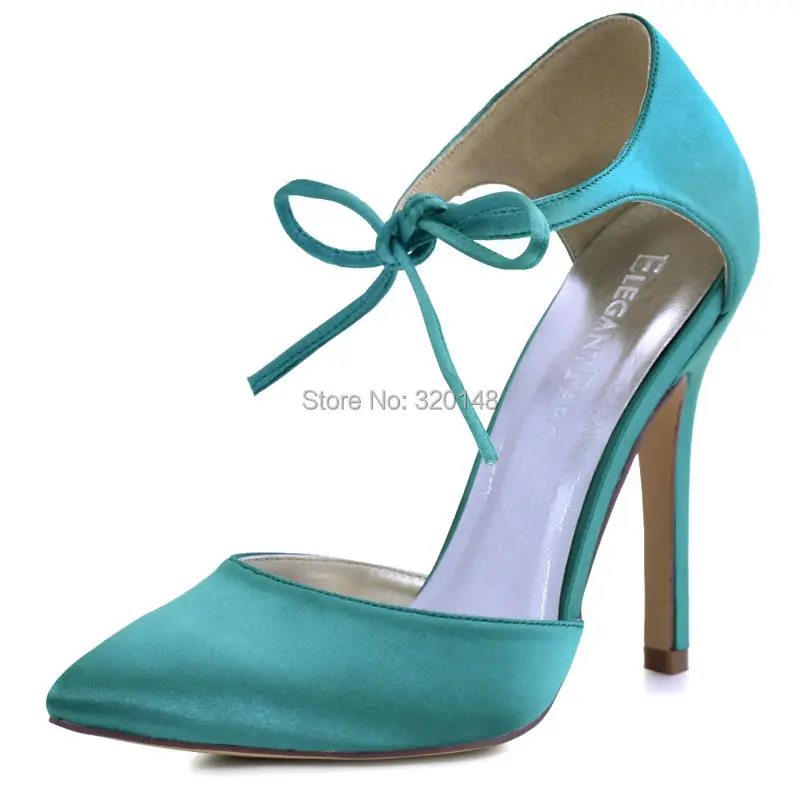 ribbon tie pumps
