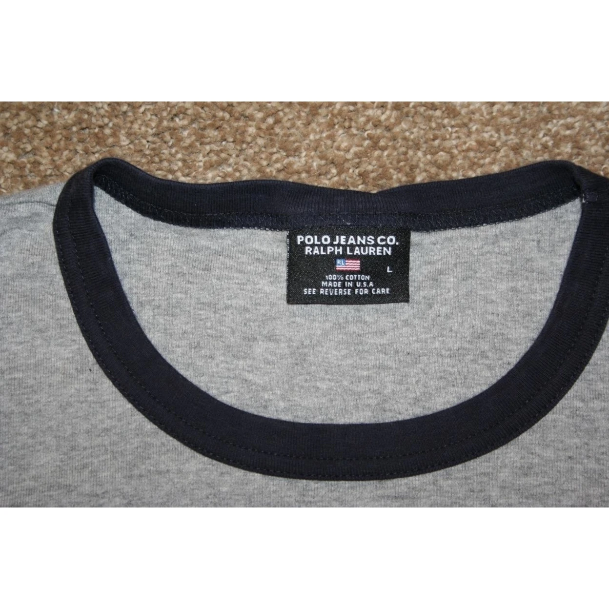 Polo Jeans Co Ralph Lauren Besar Abu 