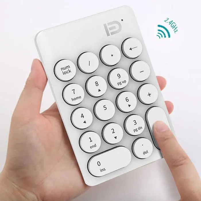 

New Portable 2.4G Wireless Digital Keyboard USB Number Pad Mini Numeric Keypad For Laptop PC Notebook Desktop