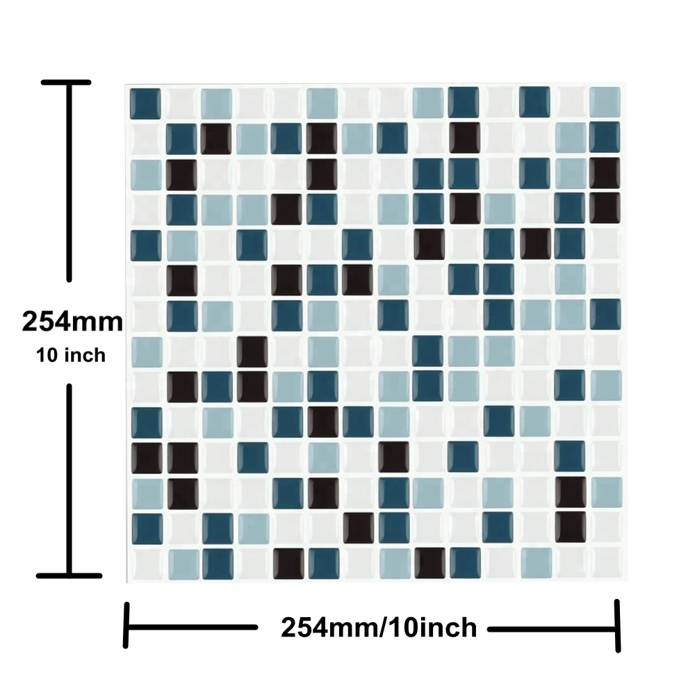Vividtiles водонепроницаемый задний брызг Декор 3D пилинг и палка мозаика кирпичная