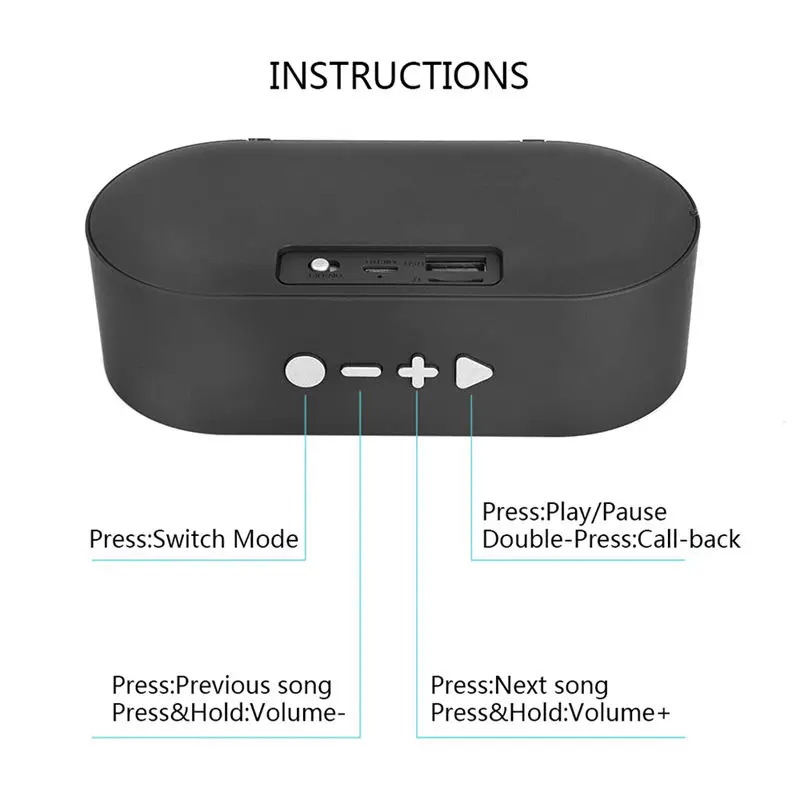 Портативный Bluetooth динамик беспроводной плеер льняной дизайн сабвуфер