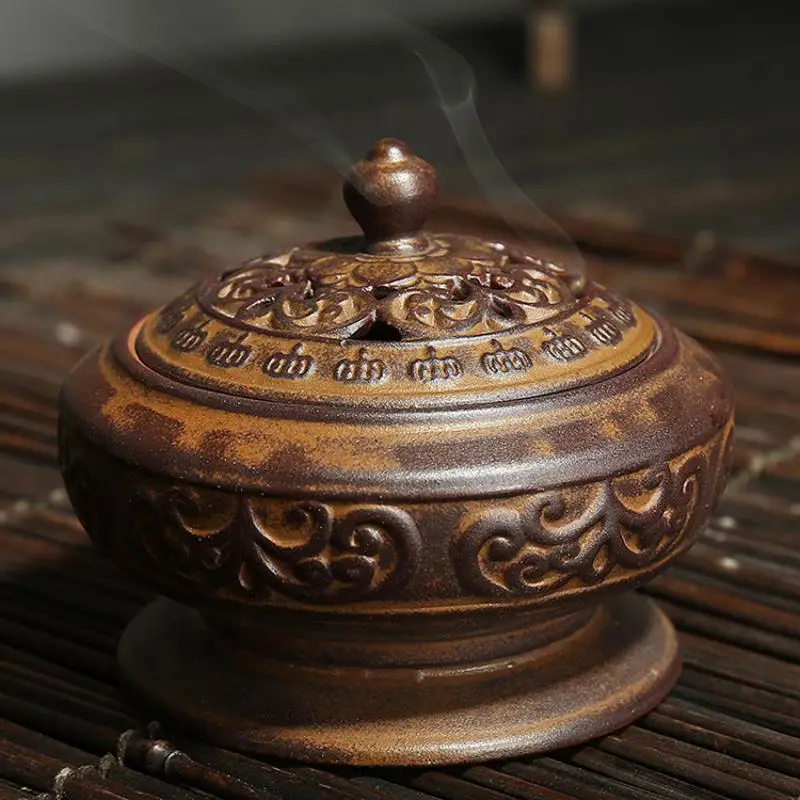 

Portable Porcelain Censer Coil Incense Holder Ceramic Incense Burners Holder Use In Home Office Teahouse Stick Burner Diffuser