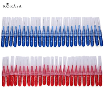 

50PCS/Pack Soft Plastic Interdental Brush Dental Tooth Flossing Oral Hygiene Teeth Cleaning Toothpick Disposable Toothbrush 20