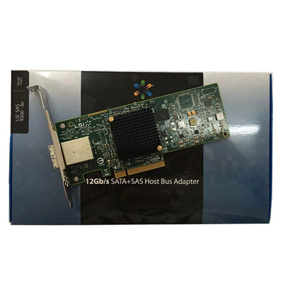 Eastforfuy Avago LSI SAS 9300-8E OEM 8 портов адаптер системной шины SFF8644 без кэша и надписью «HBA» PCI-E3.0 x8 контроллер карты Сделано в Китае