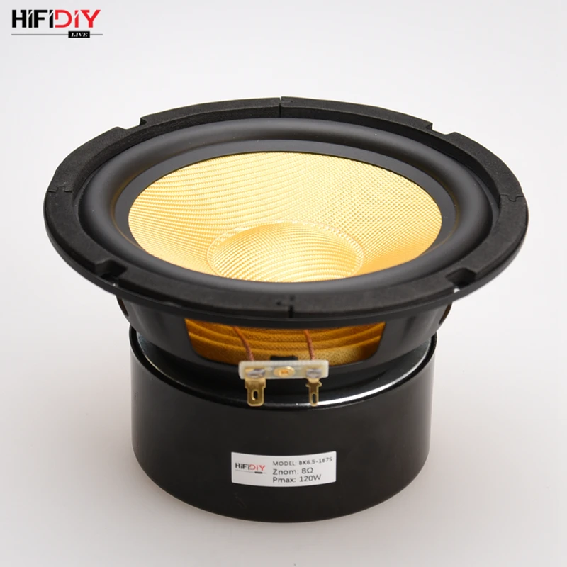 Hi Fi Динамики HIFIDIY LIVE сделай сам 6 дюймовый 5 низкочастотный динамик 8 Ом 120 Вт из