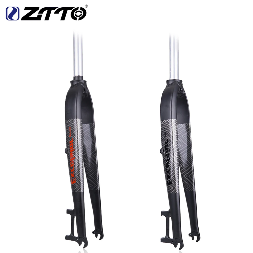 

ZTTO Aluminum Alloy MTB Bicycle Rigid Fork for 26 27.5 29 Mountain Bike Disc Brake Straight Tube Forks 9mm Quick Release Parts