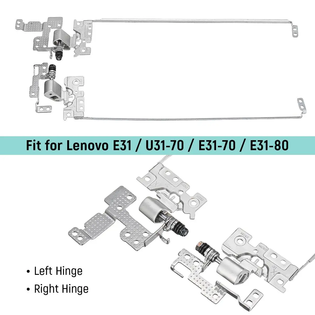 

Left & Right Laptop LCD Screen Hinges Replacement L & R For Lenovo E31-70 E31-80 AM1BM000400 AM1BM000500 Computer Accessories