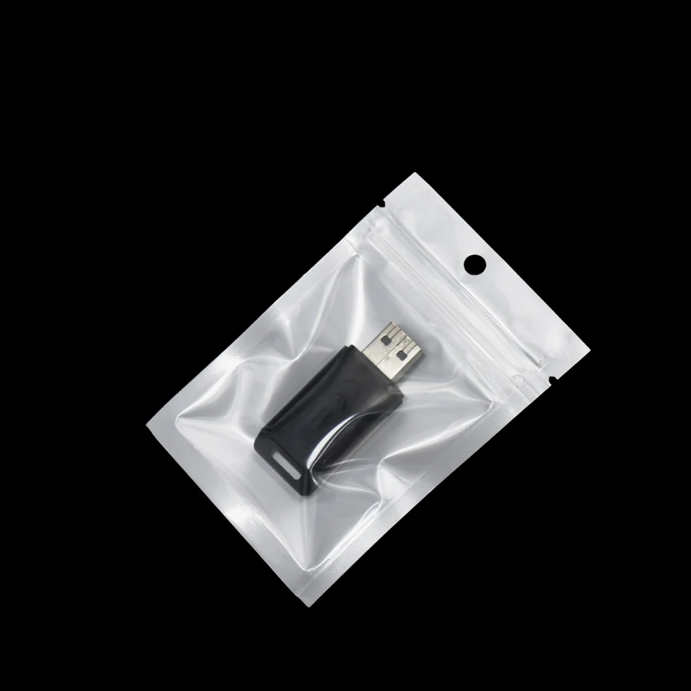 100 шт прозрачный/белый пластиковый пакет с замком-молнией многоразовый Ziplock поли Упаковочные пакеты для ювелирных изделий Подарочный чехол для телефона сумка для хранения упаковки