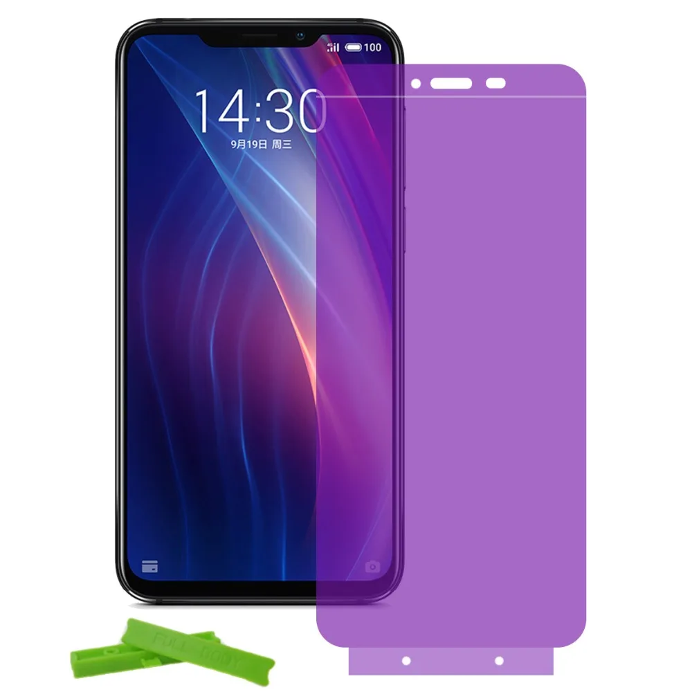 

3D Soft Full Coverage Anti-Blue Light Screen Protector For Meizu 16X 16th 15 Plus Pro 7 Note 8 9 X8 Hydrogel Nano Film Not Glass