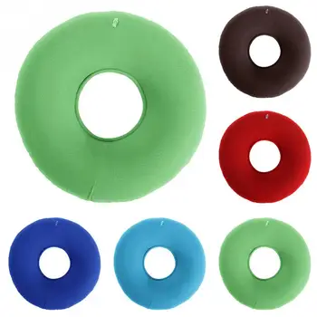 

Inflatable Vinyl Ring Round Seat Cushion Medical Hemorrhoid Pillow Donut Free Pump Rubber Inflatable Seat Pad 34*12 cm #125