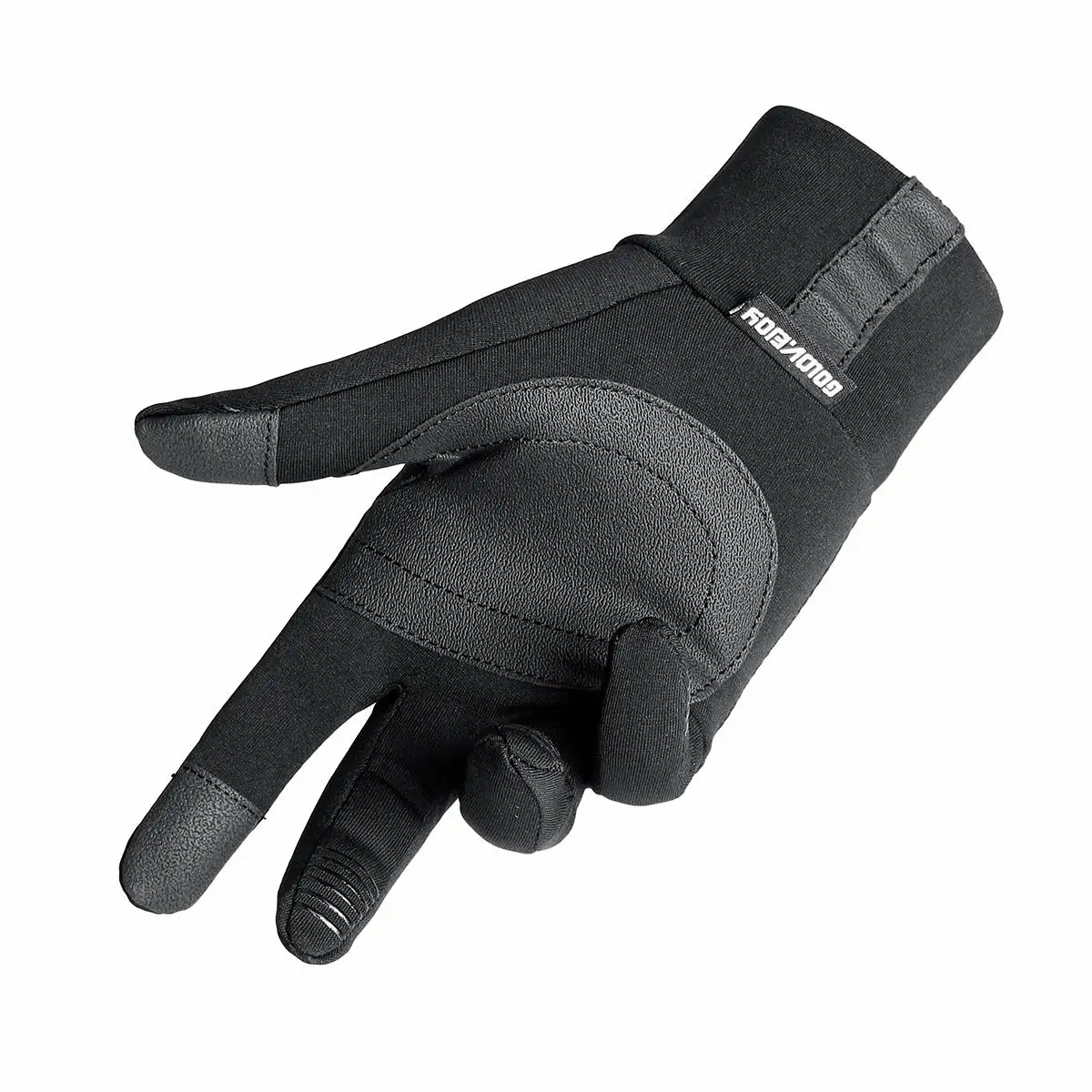 Guantes de moto impermeables a prueba de viento para hombre Guantes de invierno cálidos de dedo completo al aire libre Guantes de protección para la pantalla táctil