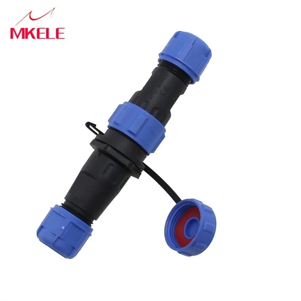Док разъем Waterdichte Luchtvaart 13 мм стыковый соединитель IP68 SD/SP13 7 контактный Kabel