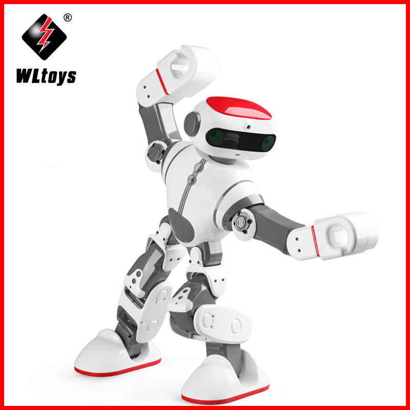 

Origial WLtoys F8 Dobi Intelligent Humanoid RC Robot Voice Control RC Robot With Dance/Paint/Yoga/Tell Story RC Toy Model ZLRC