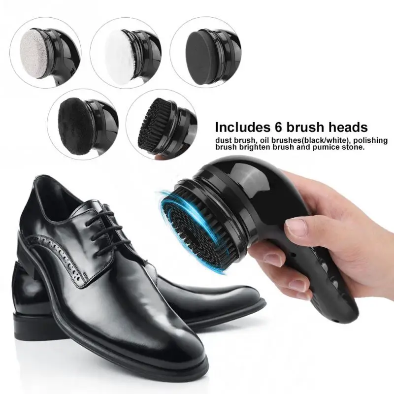 

Electric Shoe Polishing Machine with Brush Rechargeable Shoe Cleaning Machine Mini Handheld Automatic Shoe Polisher