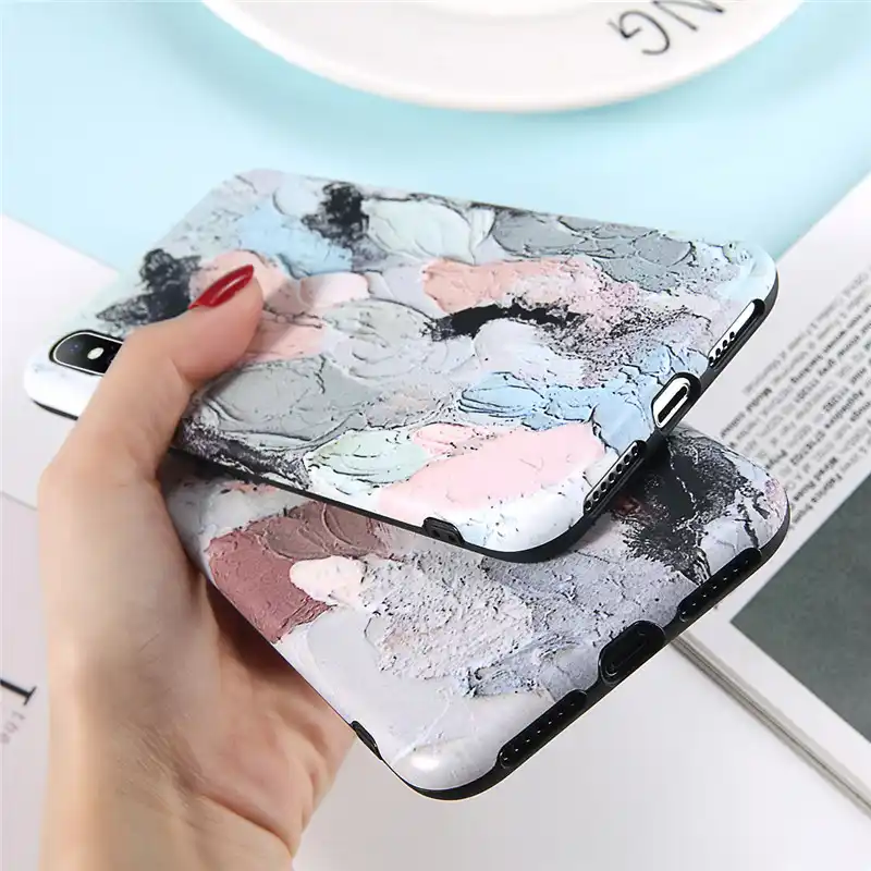 Lovebay картина маслом чехол для iPhone X 6 6s 7 8 плюс XR XS MAX Мягкие TPU прекрасные руки