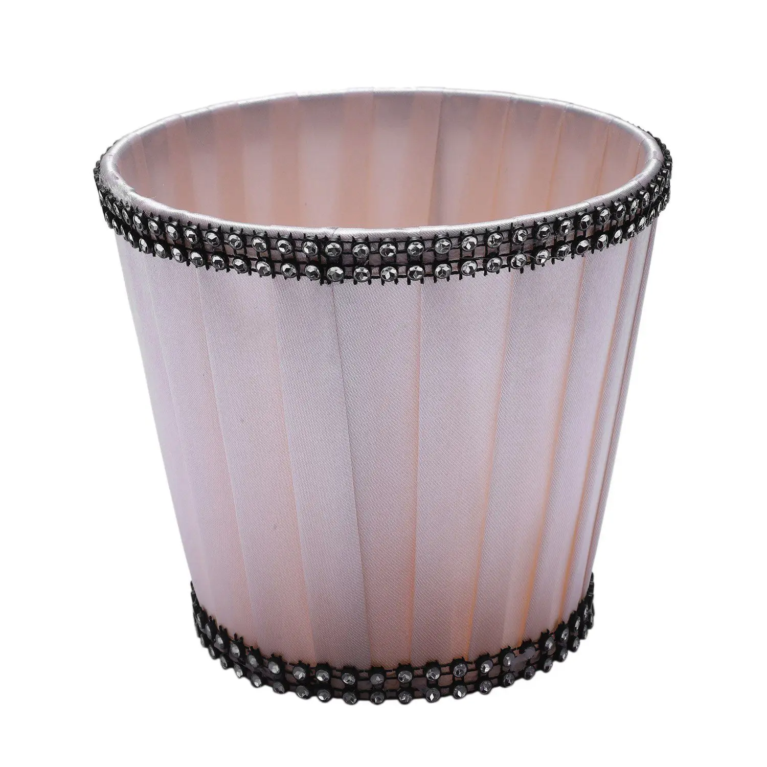 

Fabric Chandelier Lampshade Holder Clip on Sconce Beside Bed Lamp Hanging Light, Apricot