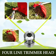 Комплект из четырех линейных головок для триммера для травы, Виппер, дробилка, щетка для лужайки, резак, запасные части, триммерная головка, втулки
