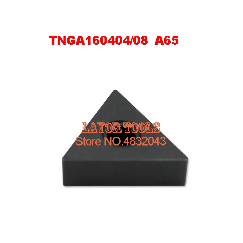 TNGA160404 A65/TNGA160408 A65 Твердосплавный Наконечник для токарного станка вставка пена