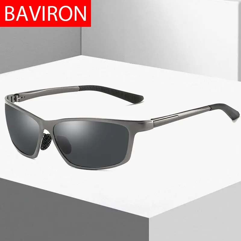 

BAVIRON Sports Polarized Sunglasses Men 100% UVA UVB Men Sunglasses Drive Goggle Sun Glasses Vintage Driving Gafas Drop Shipping